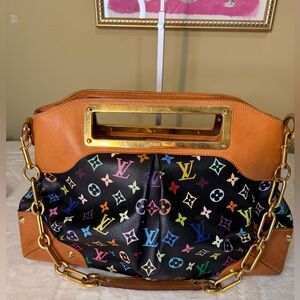Louis Vuitton Murakami Multicolor Monogram Judy GM Bag